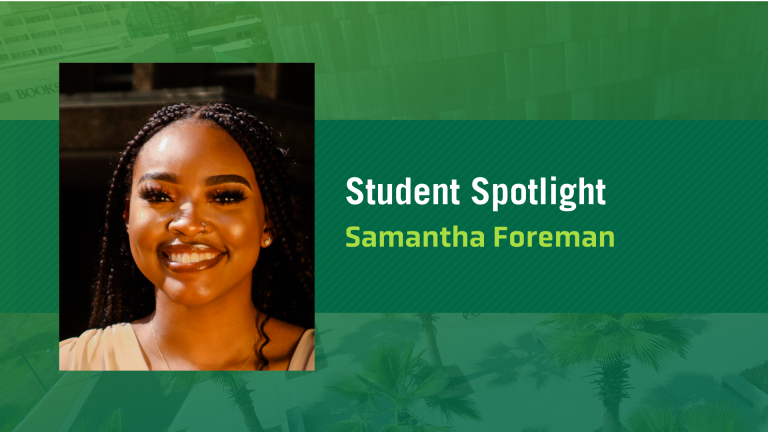 Student spotlight image of Samantha Foreman